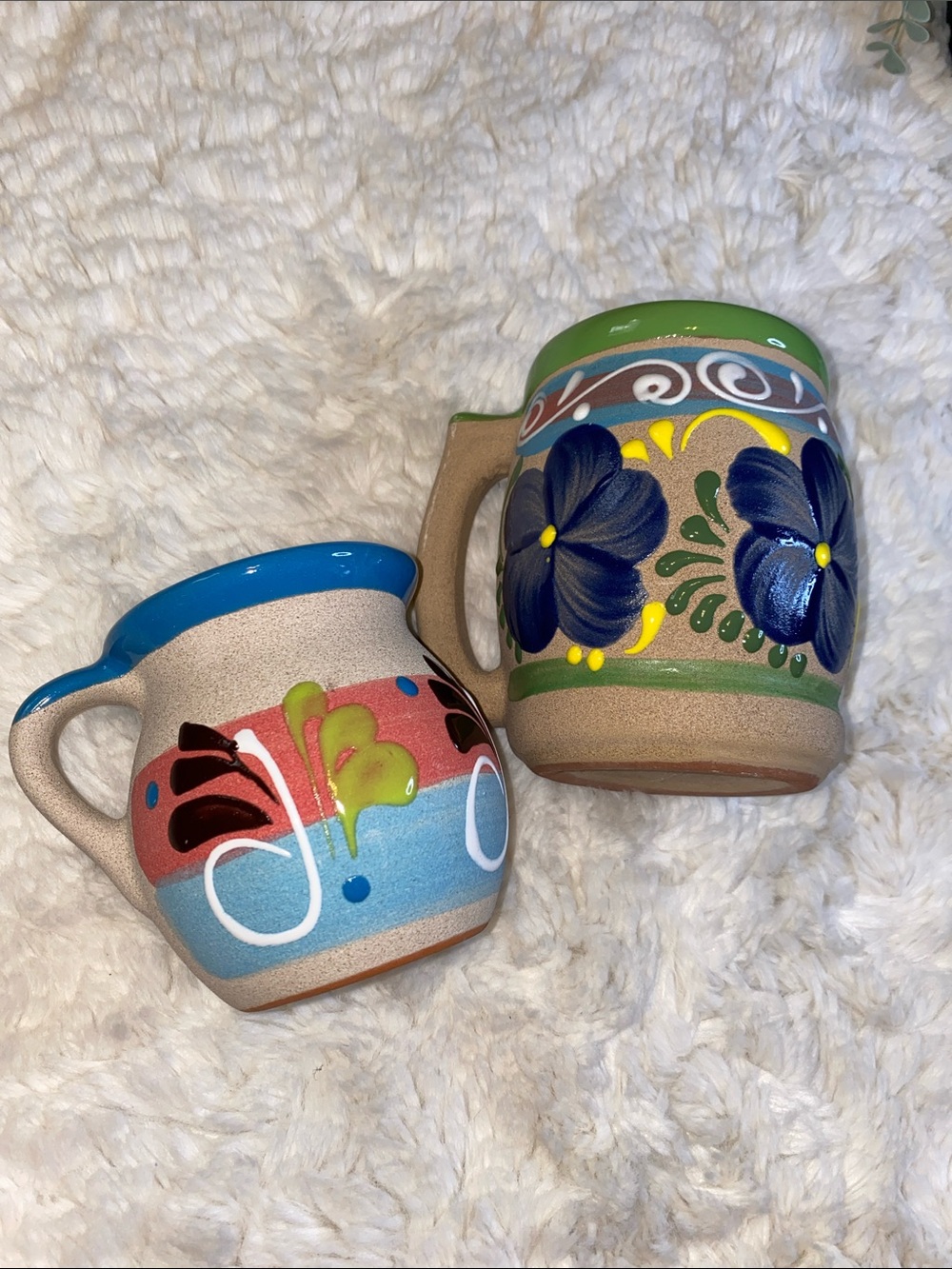 Handmade in Mexico Pottery Mugs or Vases